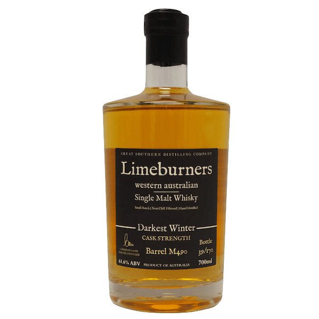 Limeburners Darkest Winter Single Malt Whisky M483 Cask Strength
