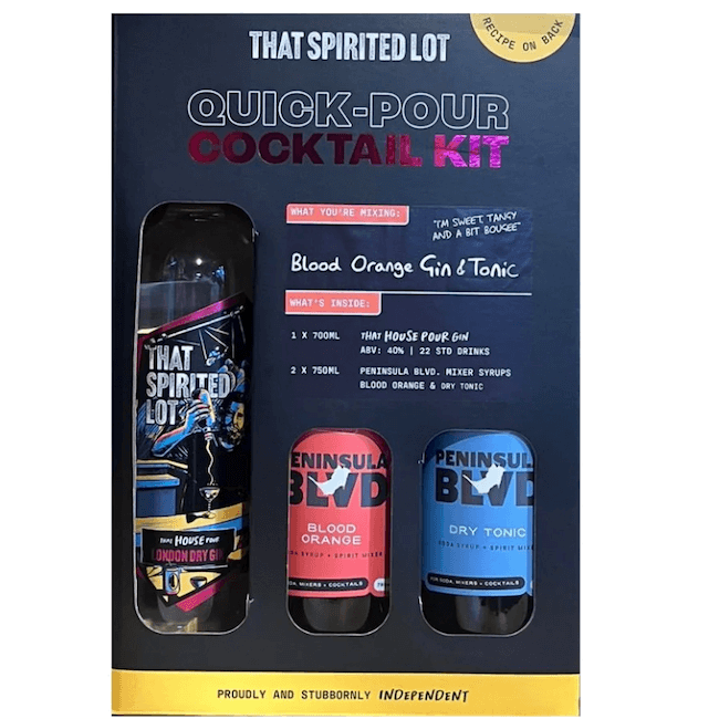 TSL Blood Orange Gin & Tonic - Quick Pour Cocktail Kit