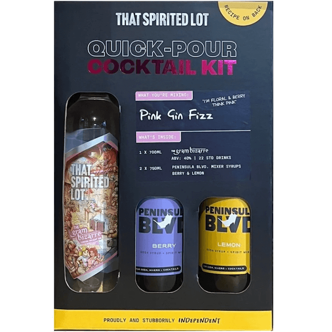 TSL Pink Gin Fizz - Quick Pour Cocktail Kit – SPIRIT OF THE MAKER