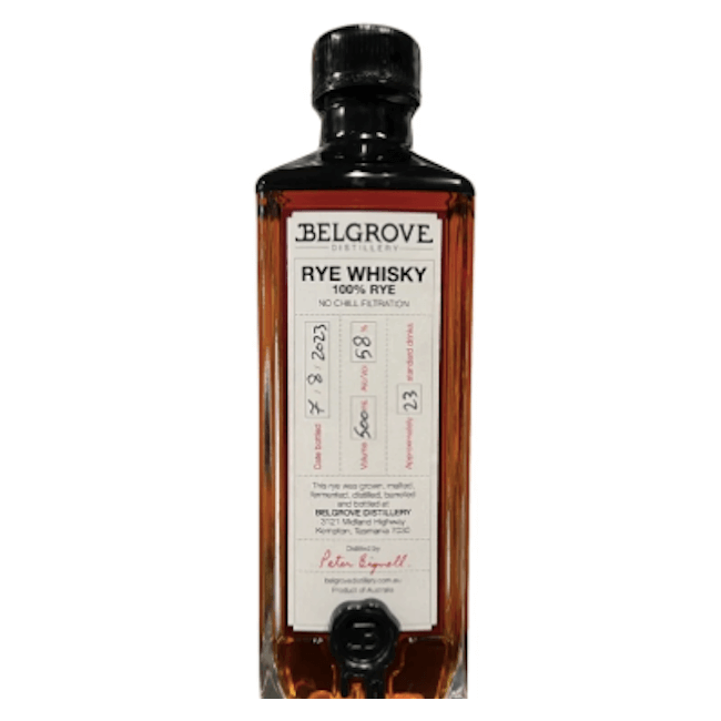 Belgrove Rye Whisky Pinot Noir Cask Matured