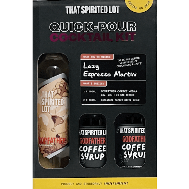 Quick Pour Cocktail Kit - Godfather Lazy Espresso Martini