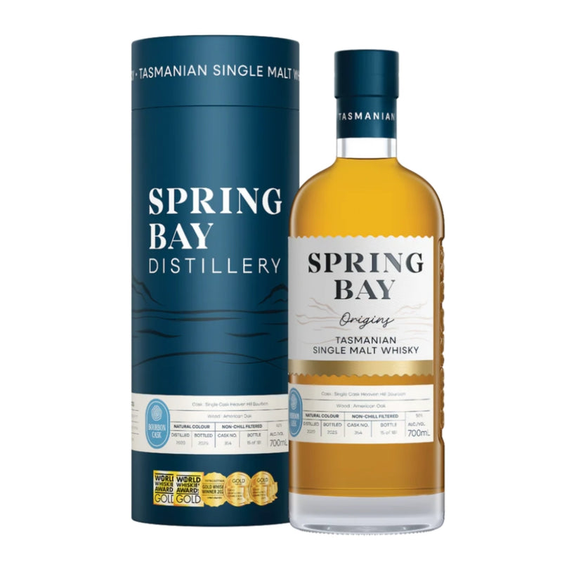 Spring Bay Single Cask No. 354 - Bourbon Cask - Tasmanian Single Malt Whisky