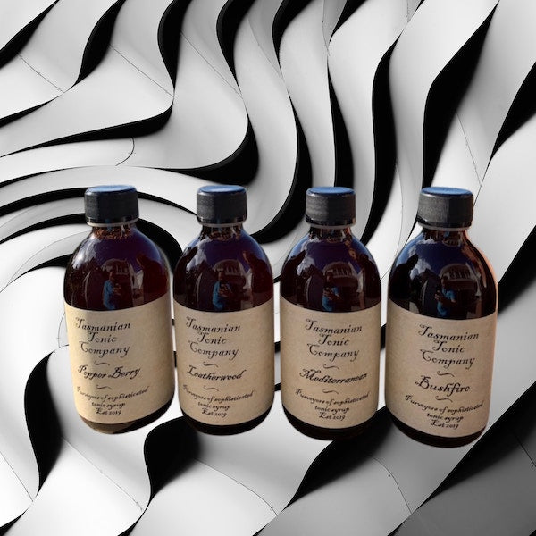 Tasmanian Tonic Company Syrups - 4 pack