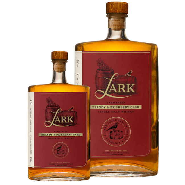 Lark Single Malt Whisky Brandy & PX Sherry Cask