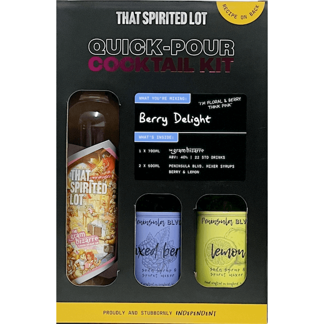 Quick Pour Cocktail Kit The Gram Bizarre Berry Delight SPIRIT OF
