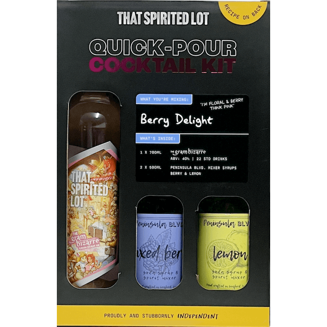Quick Pour Cocktail Kit - The Gram Bizarre Berry Delight