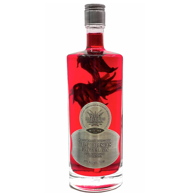 Wild Hibiscus Flower Gin with Ginger